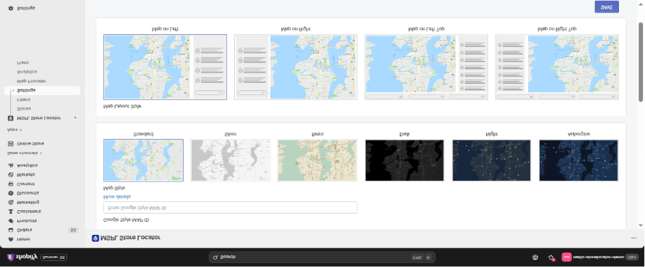 Standard Map Style - MSPL Store Locator